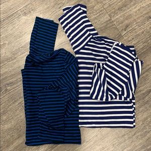 Bundle of 2 J Crew tissue turtlenecks